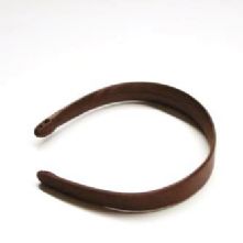 25mm brown satin hair band